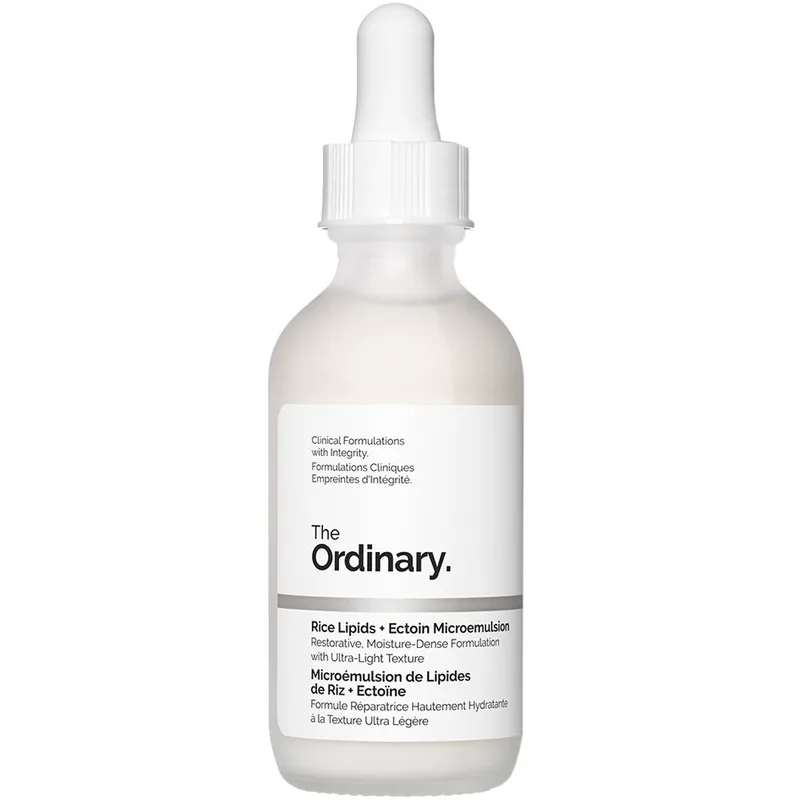 The Ordinary Rise Lipids & Ectoin Microemulsion Fluid Cream Ελαφριά Ενυδατική Λεπτόρευστη Κρέμα Προσώπου για Ξηρές & Αφυδατωμένες Επιδερμίδες 60ml