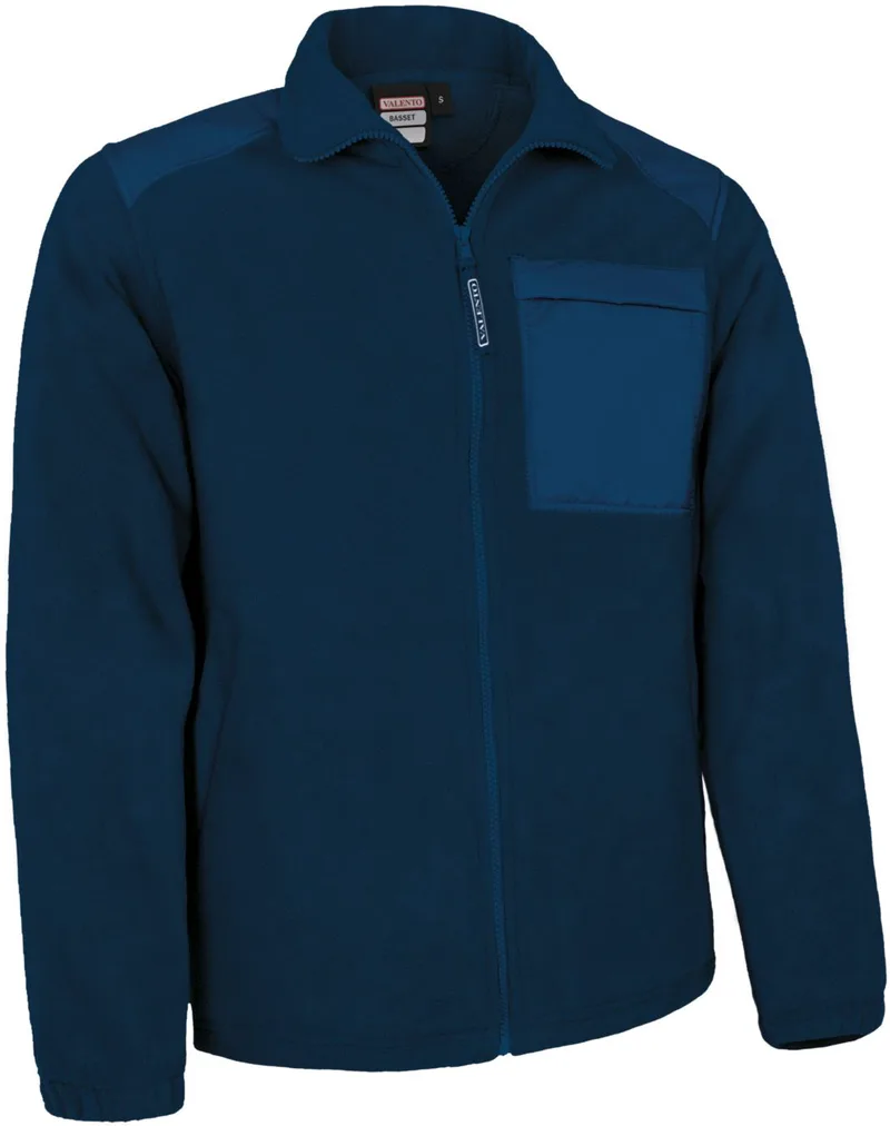 Μπουφάν Fleece BASSET Valento CQVABASMR Orion Navy Blue