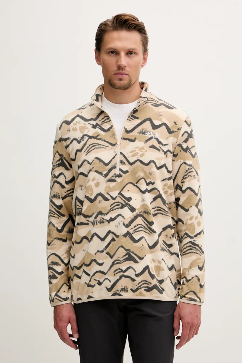 Jack Wolfskin ανδρική μπλούζα με κουμπιά Paw Era 100