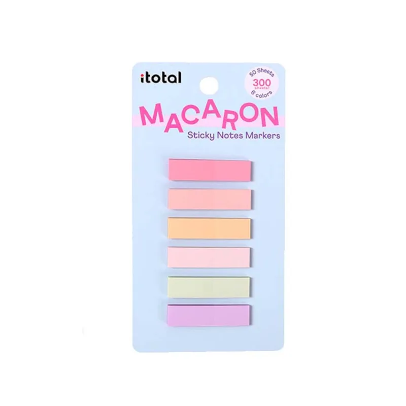 Σελιδοδείκτες i-Total Αυτοκόλλητοι Macaron 6 Colors 300 pcs XL1840O