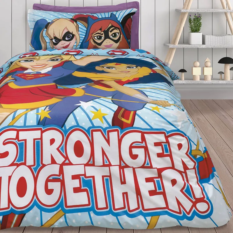 Σεντόνια Μονά Σετ Das Home 5005 Super Hero Girls 160x260