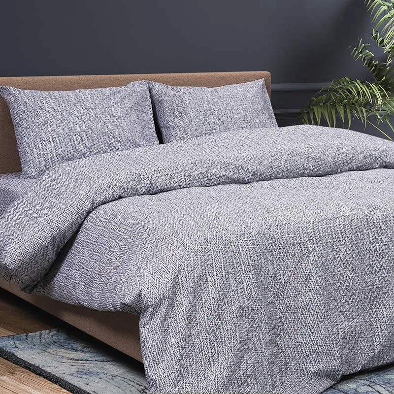 Σεντόνια Υπέρδιπλα Σετ Beauty Home Manhattan 12076 Grey - ΜΕ ΛΑΣΤΙΧΟ 170x200+30