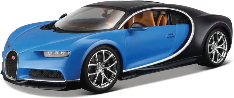 BUGATTI CHIRON BBURAGO ΜΕΤΑΛΛΙΚΟ ΑΝΤΙΓΡΑΦΟ 1:18 BLUE