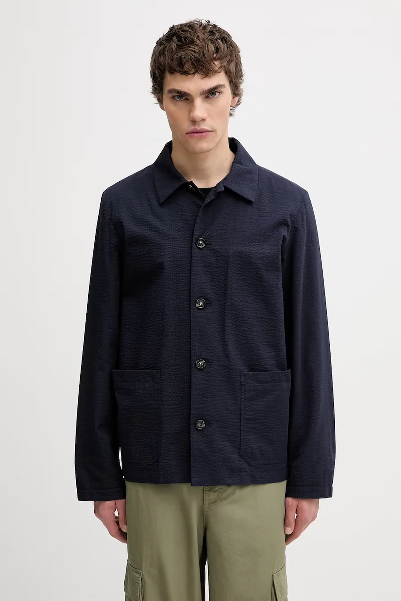 A.P.C. πουκάμισο ανδρικό βαμβακερό Veste Brest