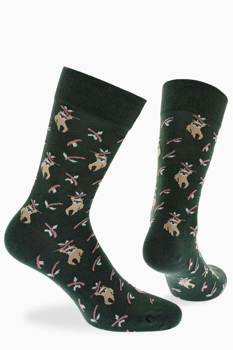Walk Ανδρικές κάλτσες με σχέδιο "Sloth"-W1064-36-40