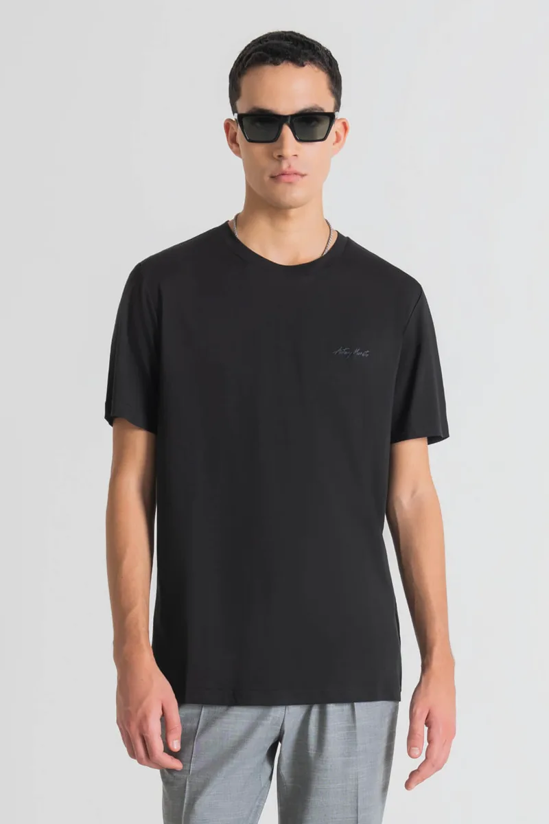 Antony Morato T-shirt - Σκούρο‌‌ μπλε - MMKS02292-FA100231