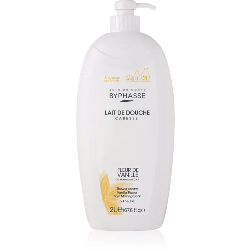 BYPHASSE Vanilla κρέμα για ντους 2000 ml