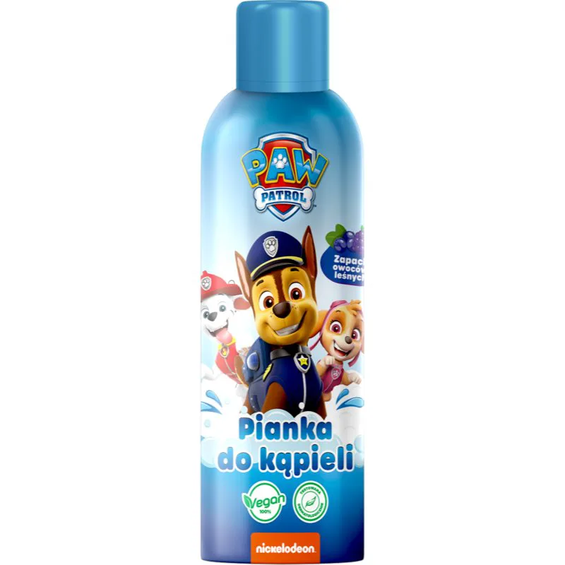 Nickelodeon Paw Patrol Bath Foam αφρόλουτρο μπάνιου για παιδιά Forest Fruits 200 ml