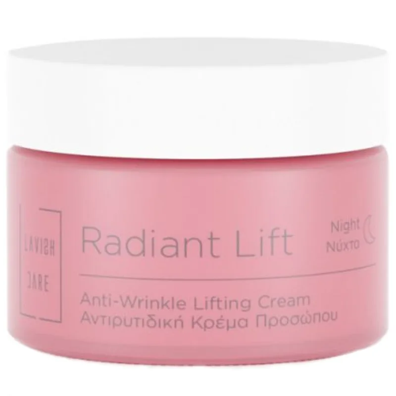 Lavish Care Radiant Lift Anti-Wrinkle Lifting Night Cream Αντιγηραντική & Αντιρυτιδική Κρέμα Προσώπου Νυκτός 50ml