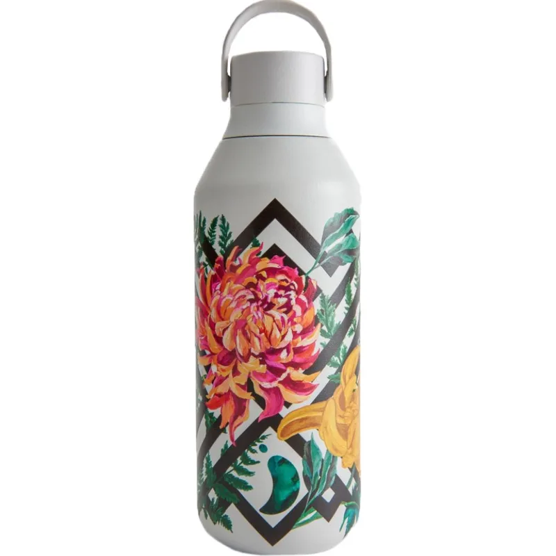 Chilly's Series 2 Urban Murals Reusable Bottle 500ml - Woven Dahlia ,Ανοξείδωτο Θερμός για Ζεστά & Κρύα Ροφήματα
