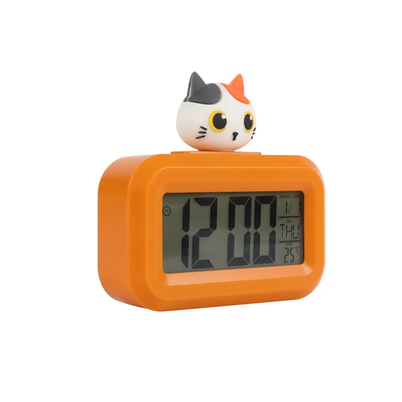 Επιτραπέζιο Ρολόι i-total mini 9x2.7x8.5cm Πορτοκαλί Cat XL2836
