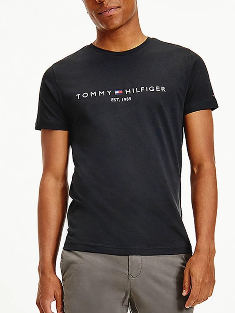 TOMMY HILFIGER ΜΠΛΟΥΖΑ CORE TOMMY LOGO TEE MW0MW11465-BAS Black