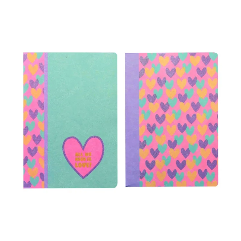 Τετράδιο Καρφίτσα Ancor B'Log Hearts A5 48 Φύλλων 124170 (Τυχαία επιλογή)