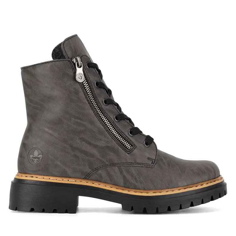 Μποτίνια Rieker 72611-45 Γκρι
