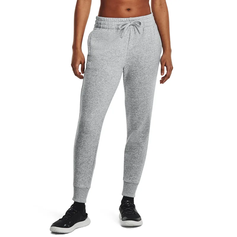 Παντελόνια Under Armour Rival Fleece Jogger Mod Gray Light Heather/ White XL