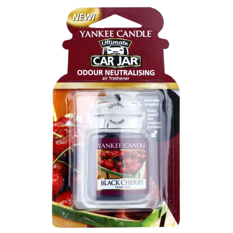 Yankee Candle Black Cherry άρωμα για αυτοκίνητο κρεμαστή 1 τμχ