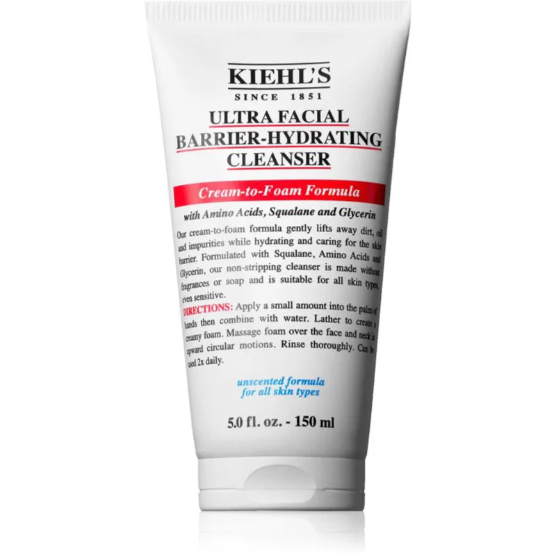 Kiehl's Ultra Facial Barrier-Hydrating Cleanser τζελ καθαρισμού 150 ml