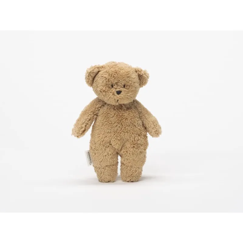 Moonie Sensory Little Teddy βελούδινο παιχνίδι Cappuccino 1 τμχ