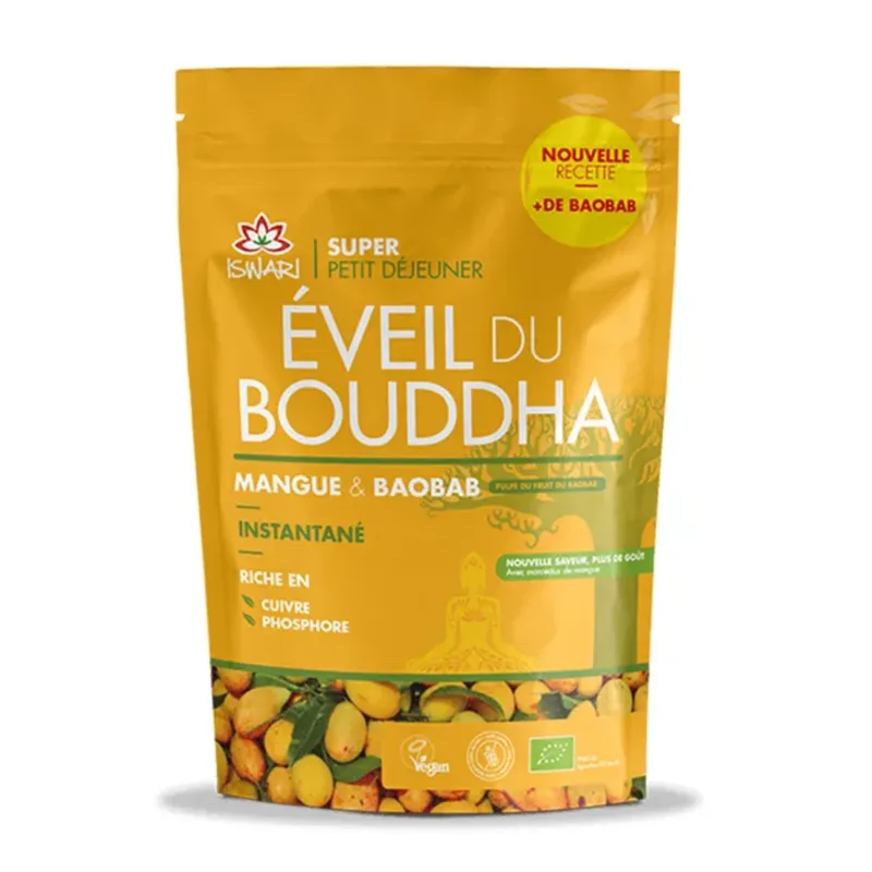 Iswari Awakening of the Buddha Mango Baobab Super Eco Breakfast 360g