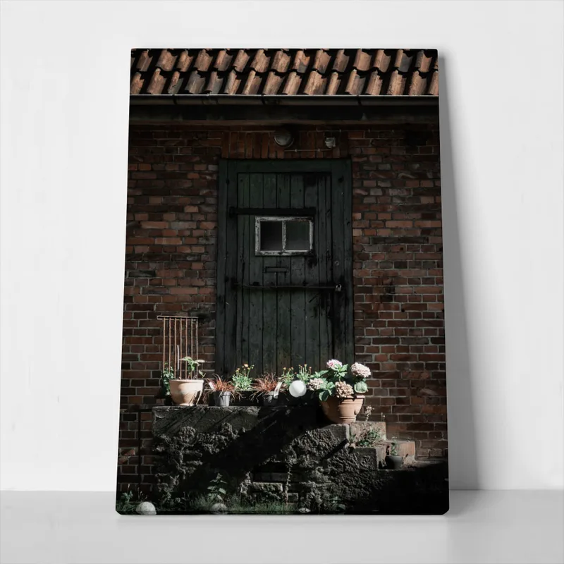 Πίνακας σε Καμβά RUSTIC FARMHOUSE PORCH 2