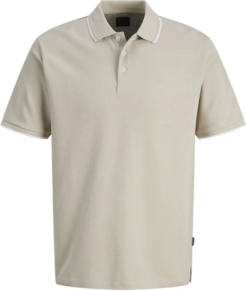 POLO T-SHIRT JACK - JONES JPRBLAETHAN DETAIL 12295282 ΜΠΕΖ (152CM)-(12 ΕΤΩΝ)