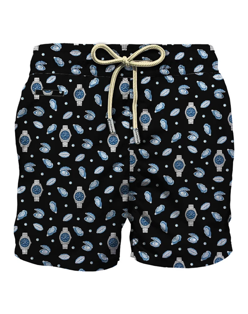 MC2 LIGHTING MICRO FANTASY-SWIMSHORT-OYSTER AND WATCH 00 LIG0003-07907L-07907L Multi