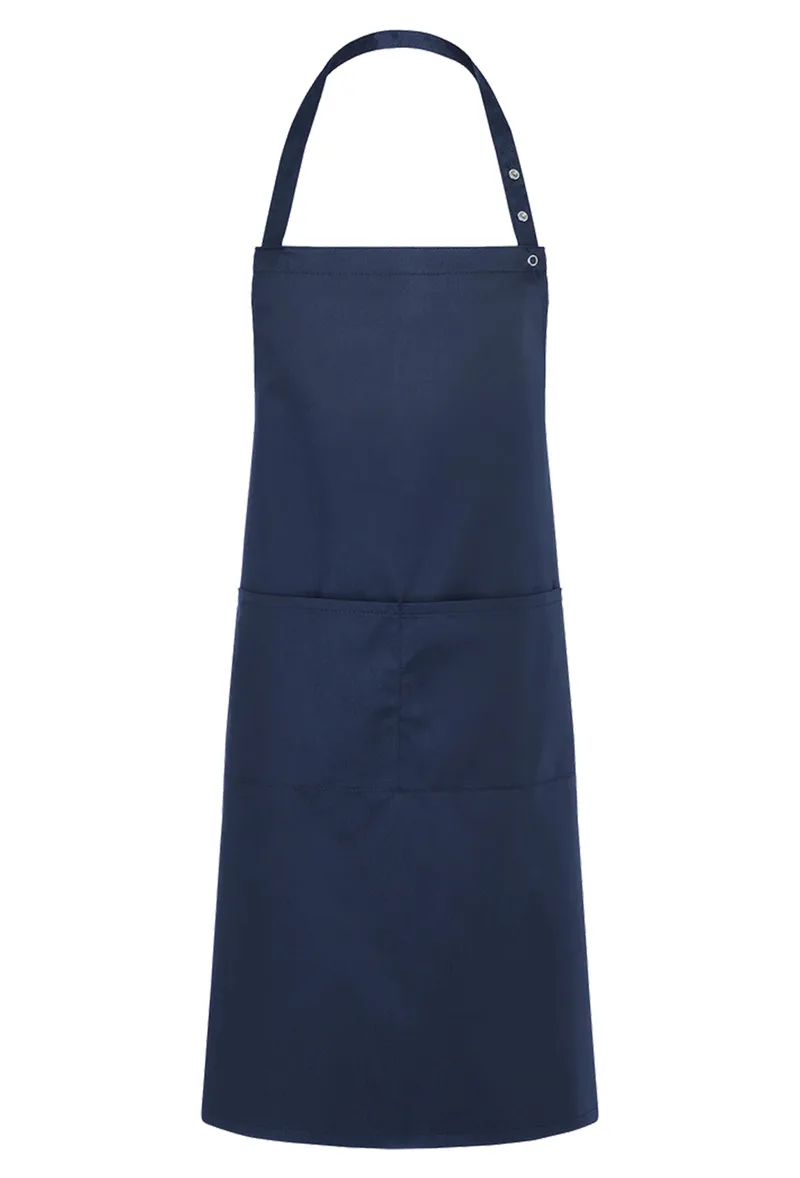 Μακρια Ποδια με Τσεπες Bib Apron Teneriffa Karlowsky LS 34 Navy