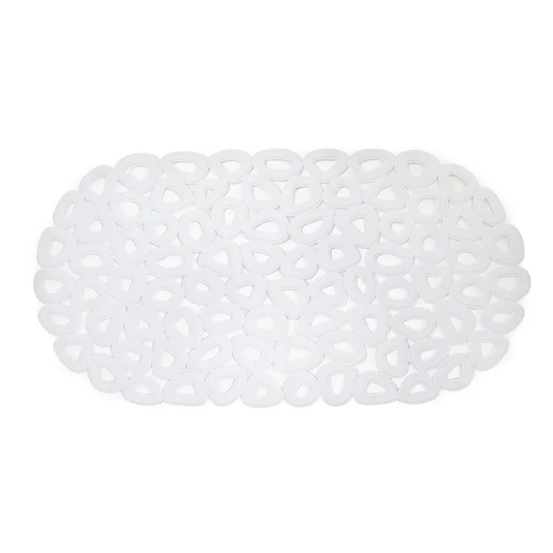 Αντιολισθητικό Μπάνιου Eco 68X35Cm Ανακυκλωμένο Pvc Λευκό