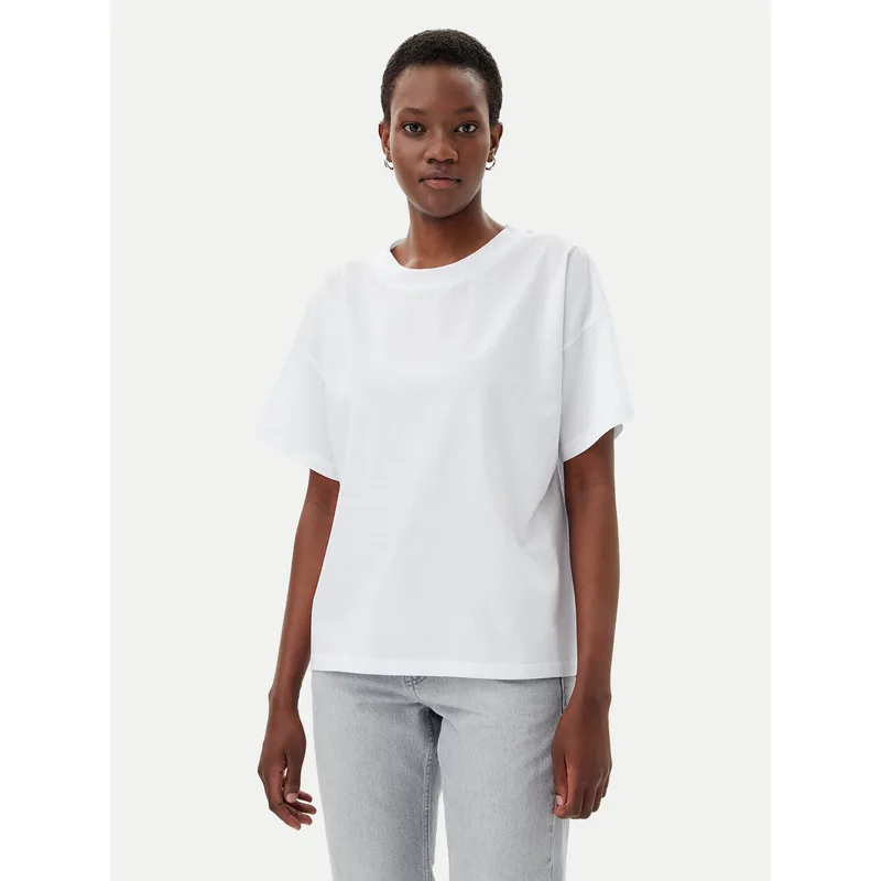 ViCOLO T-Shirt UD0005 Λευκό Relaxed Fit