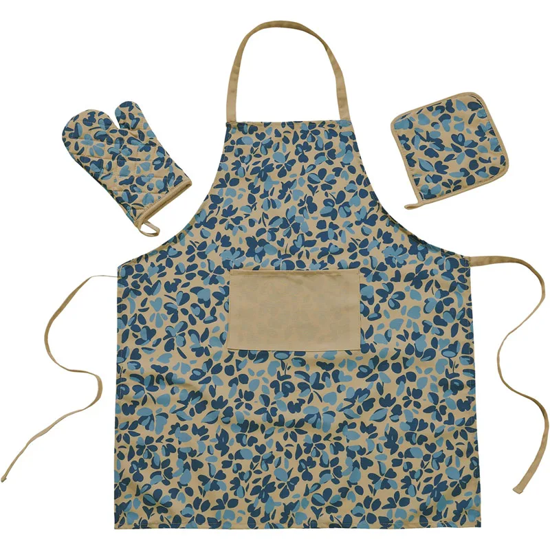 Ποδιά Κουζίνας Σετ 3τμχ Das Home 0723 Blue