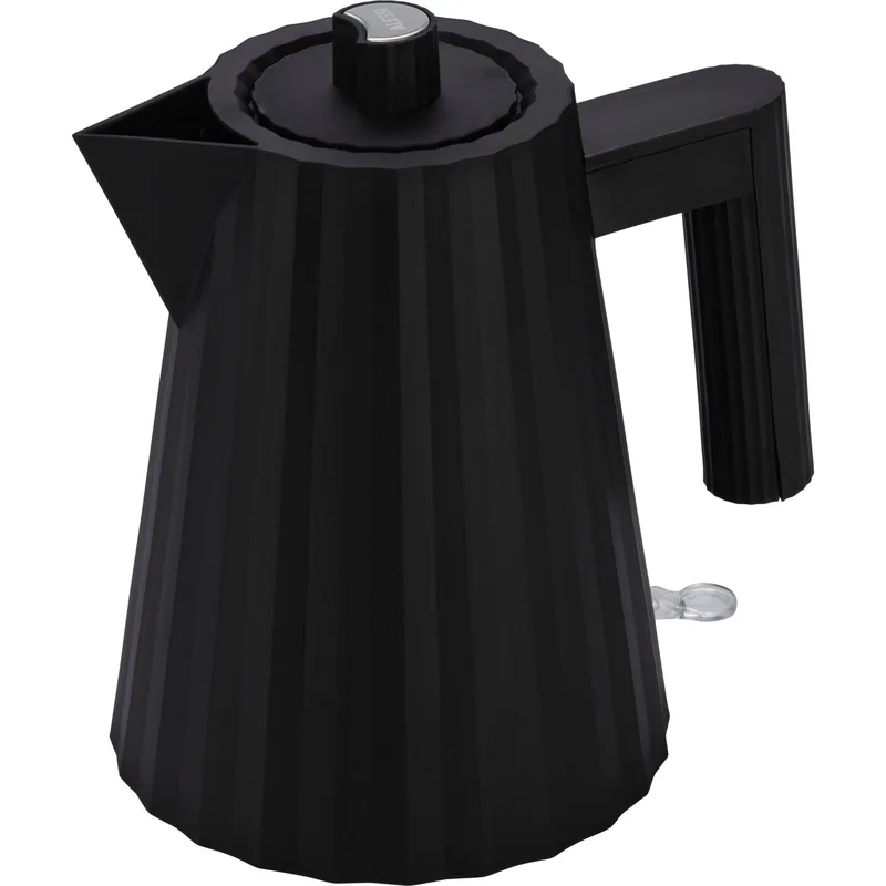 Alessi Plissé Small Black Water Kettle