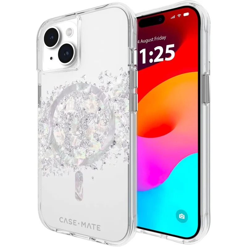 Θήκη Case-Mate Touch of Pearl Clear Magsafe iPhone 15/14/13