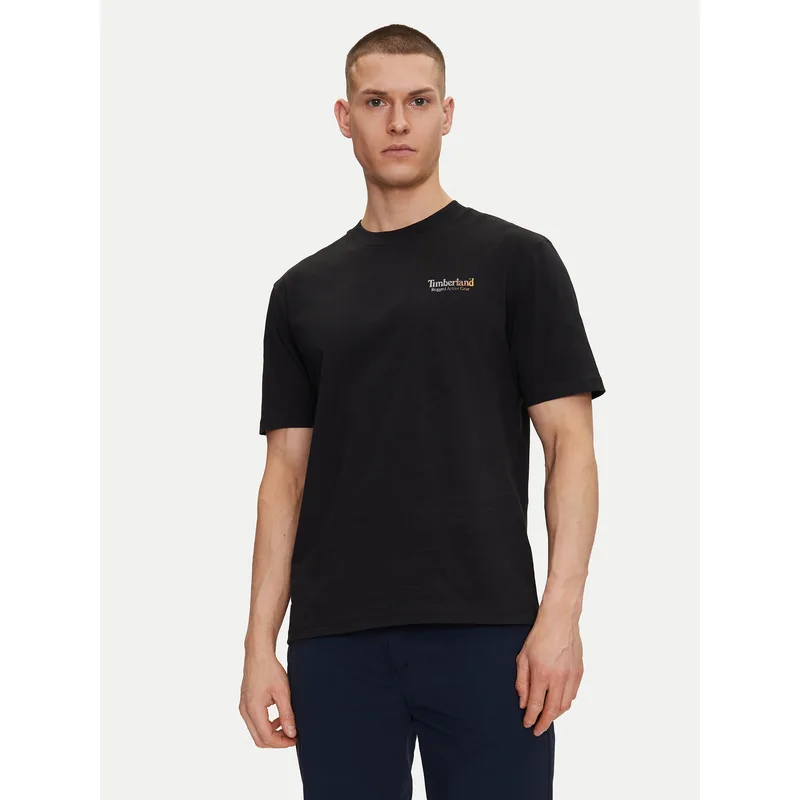 Timberland T-Shirt TB0A6DMA Μαύρο Regular Fit