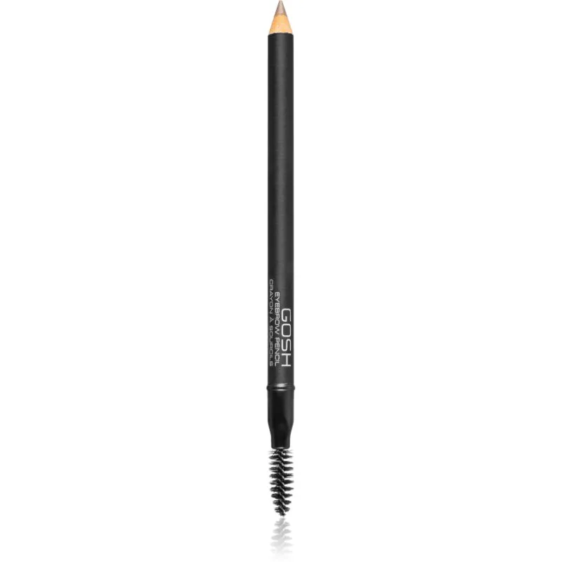 GOSH COPENHAGEN Eyebrow μολύβι για τα φρύδια με βούρτσα απόχρωση 03 Grey Brown 1.2 γρ