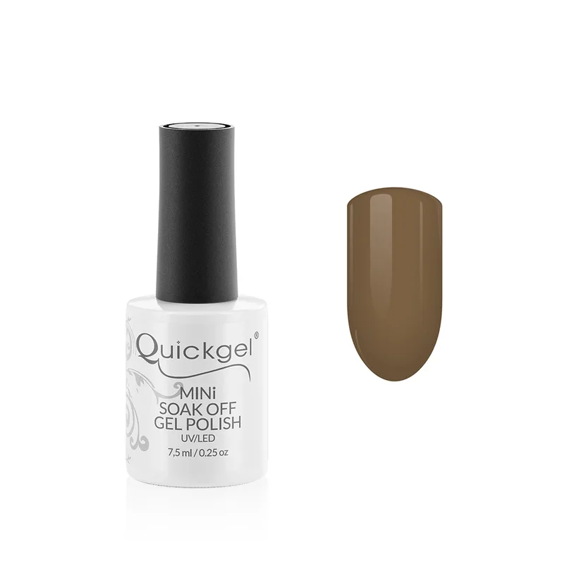 Quickgel No 840 - Hazel Mini Ημιμόνιμο Βερνίκι νυχιών 7,5 ml