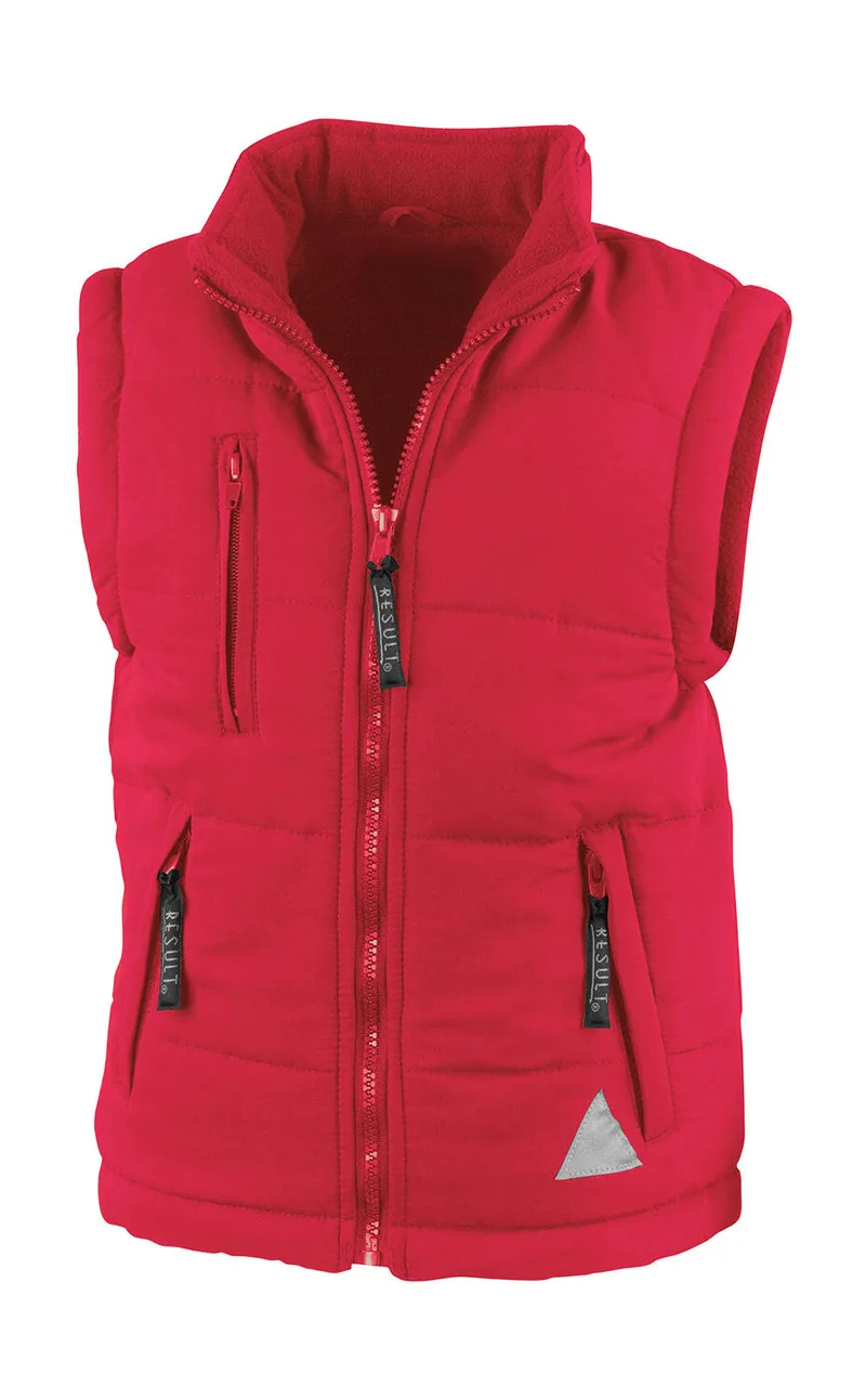 Παιδικό Αμάνικο Μπουφάν R088J Result Ultra Padded Red