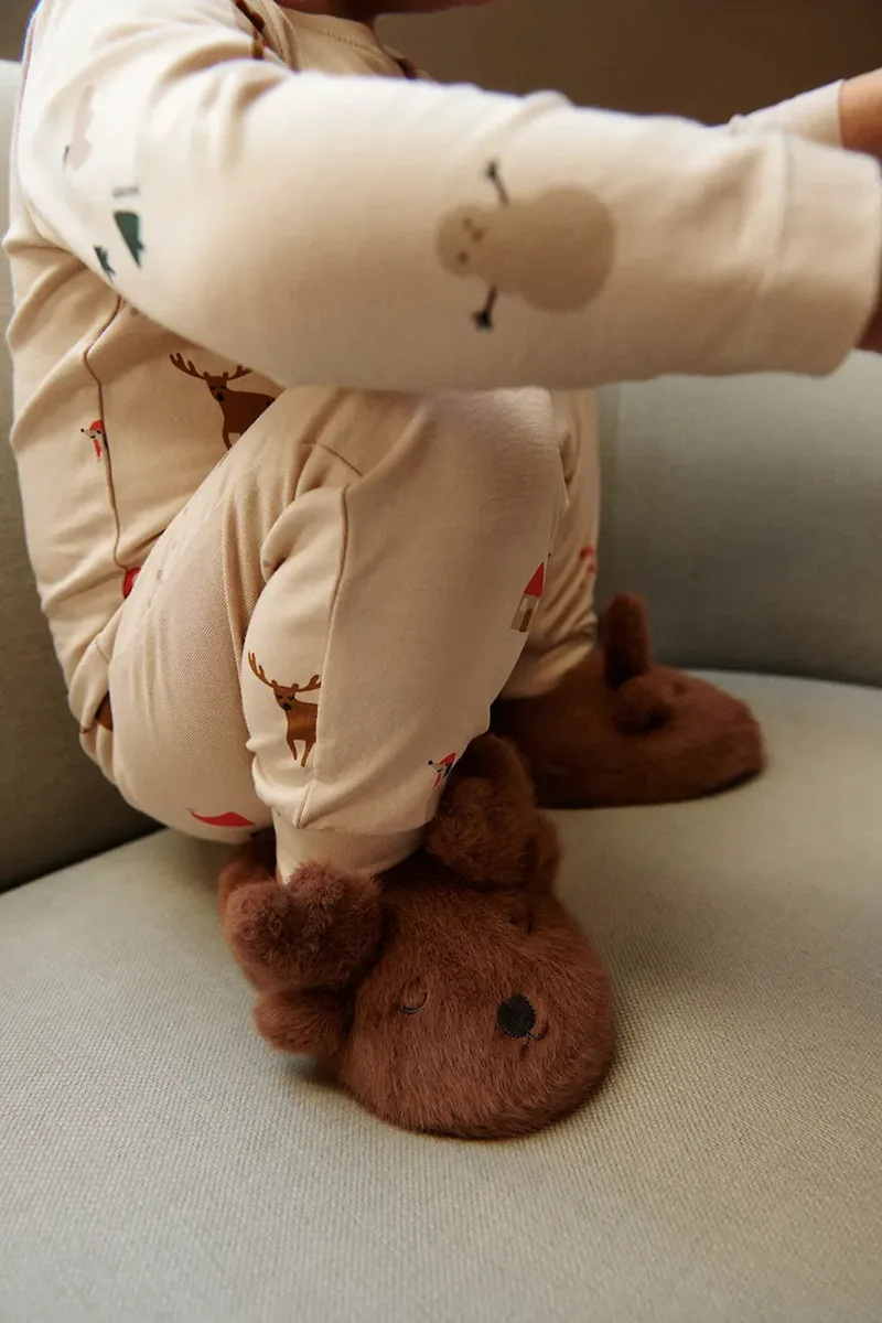 Παιδικές παντόφλες Liewood Aviaja Reindeer Slippers