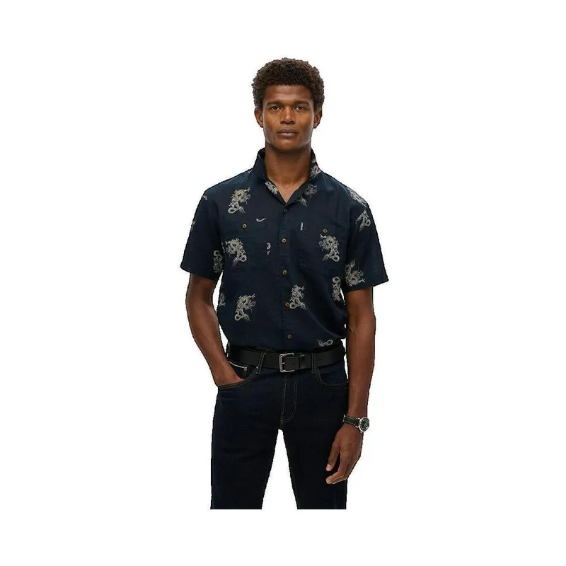 Πουκάμισο με κοντά μανίκια Superdry Chemise Beach manches courtes