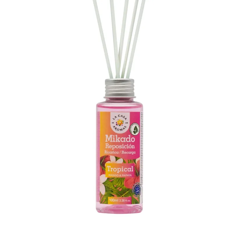 La Casa De Los Aromas Αρωματικό Χώρου με sticks Τροπικά Φρούτα 100ml