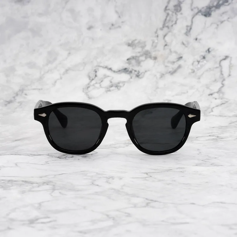 JOHNNY Tinted Sunglasses | Black | Gray Shades | Explicit Poets Sunglasses