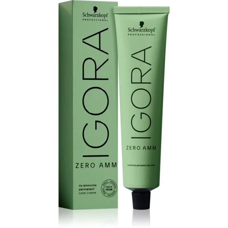 Schwarzkopf Professional IGORA ZERO AMM μόνιμη βαφή μαλλιών χωρίς αμμωνία απόχρωση 5-0 60 ml