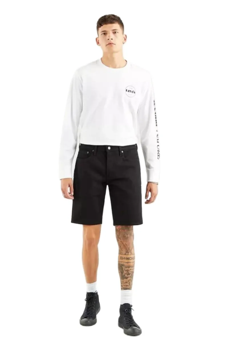 LEVI\'S shorts 405 STANDARD SHORTS - Μαύρο-398640037-BLACK