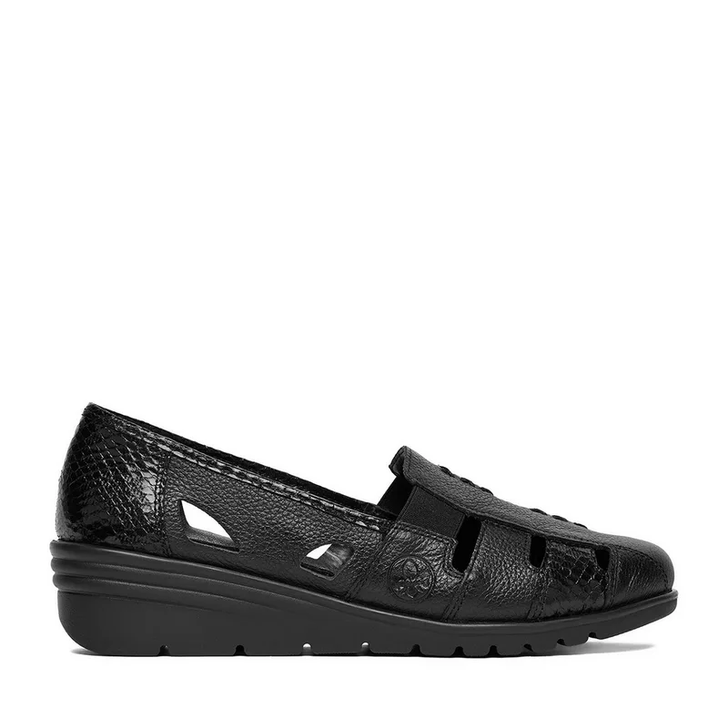Κλειστά παπούτσια Rieker L5358-00 Μαύρο
