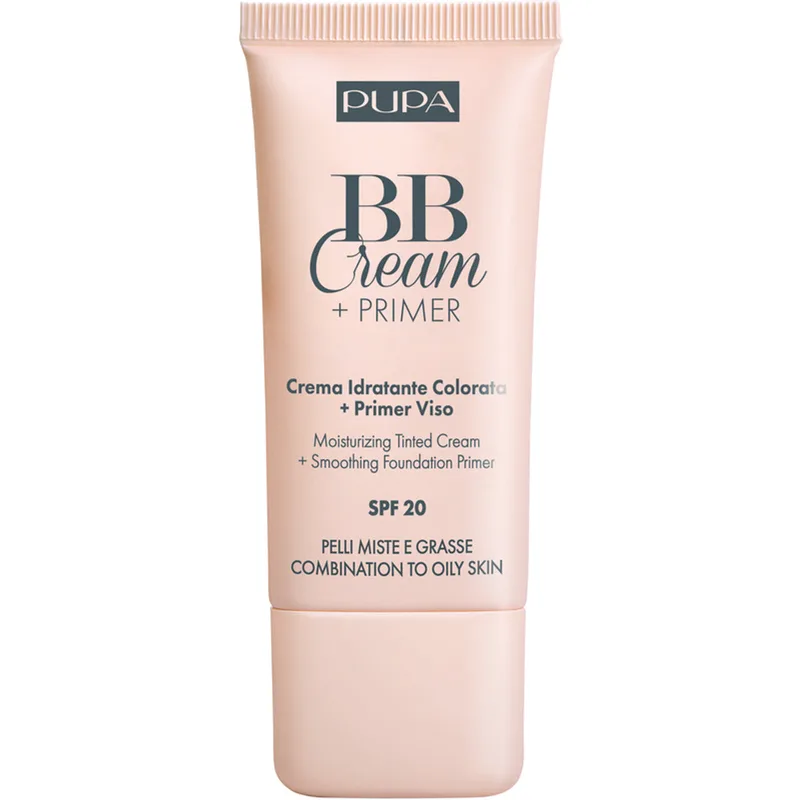 BB krém and primer for combination to oily skin SPF 20 (BB Cream + Primer) 30 ml - Shade: 001 Nude