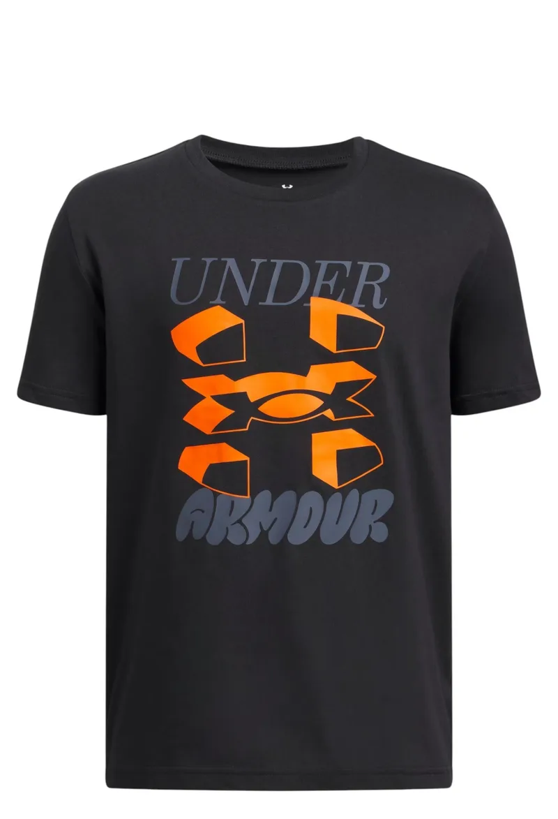 Μπλούζα Κοντομάνικη Under Armour Split Big Logo 1390003-001 Αγόρι