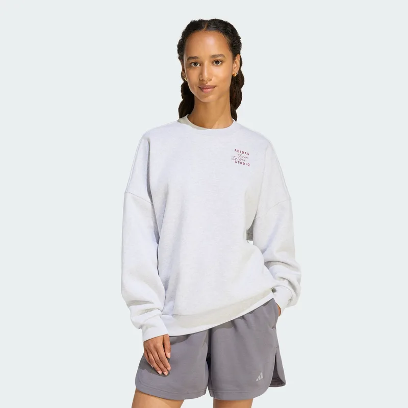 adidas sportswear W 3 Stripes Studio Fl Hoodie (9000256856_19219)