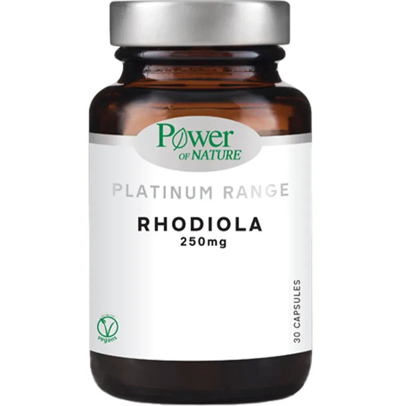 Power Health Platinum Range Rhodiola 250mg Συμπλήρωμα Διατροφής με Ροδιόλα για Ενίσχυση του Οργανισμού Ενάντια στο Στρες 30caps