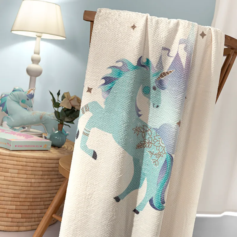 Κουβέρτα Fleece Μονή 160X220 Saint Clair Ultrasoft Pinto Aqua (160x220)