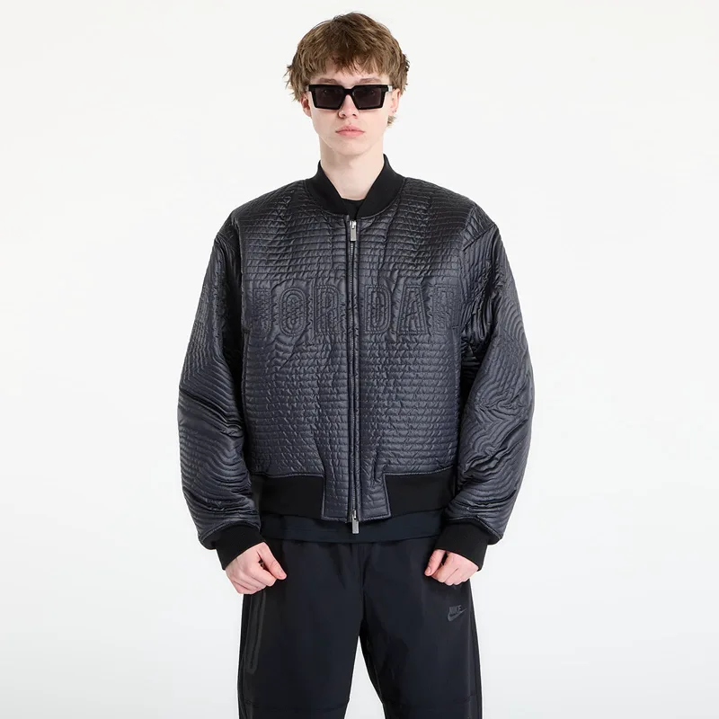 Μπουφάν Jordan Flight Men's Nylon Varsity Jacket Black L