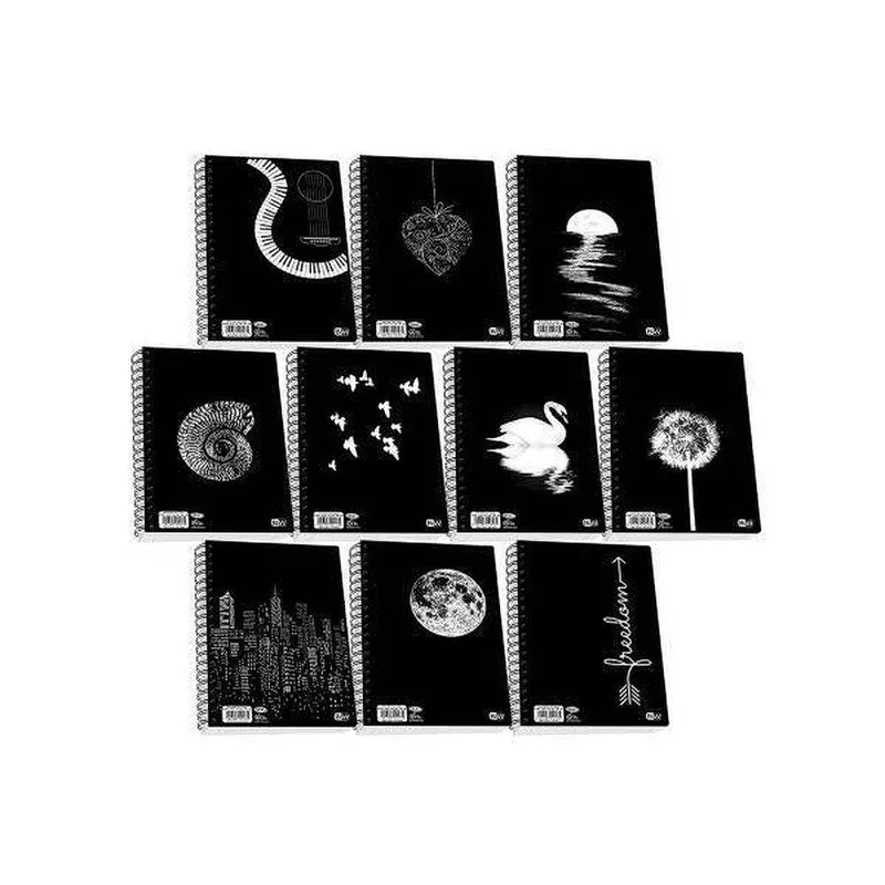 Τετράδιο Black & White 17x25 2Θ 60Φ 80γρ (Τυχαία επιλογή σχεδίου) 292528